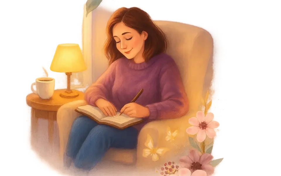 Coloring books, gratitude journals and notebooks