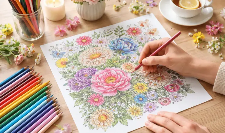 adult coloring book relaxation mindfulness stress relief