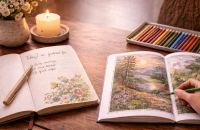 Gratitude Journals vs Coloring Books: Which One Actually Reduces Stress?