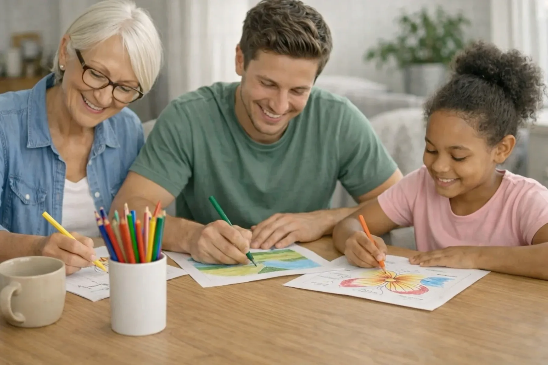 Is coloring good for mental health? Adult coloring pages for calm and stress relief