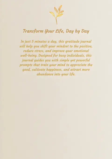 Daily gratitude prompts and mood tracker layout preview