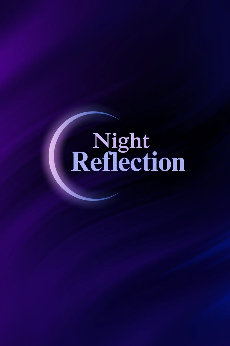Night Reflection cover — deep blue night gradient with crescent